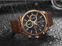 Load image into Gallery viewer, Men's Elegant Waterproof Watch With Fluorescent Hands And Numbers Luxury Unique Design Perfect Gift For Him
