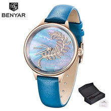 Load image into Gallery viewer, Luxury Womens Round Watch Simple Analog Quartz Watches Elegant Stainless Steel Mesh Strap Fashionable Wrist Watch For Woman