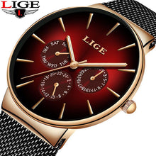 Load image into Gallery viewer, Men's Elegant Watch With Stainless Steel Straps And Chronometers For Day And Date Display Unique Design Perfect Gift For Man And Women