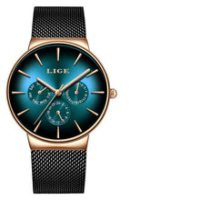 Load image into Gallery viewer, Men's Elegant Watch With Stainless Steel Straps And Chronometers For Day And Date Display Unique Design Perfect Gift For Man And Women
