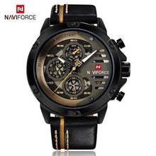 Load image into Gallery viewer, Men's Sports Waterproof Watch With Chronometers And Leather Belt Multifunction Wristwatch Unique Design Perfect Gift