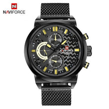 Load image into Gallery viewer, Men's Multifunction Analog Quartz Watches Waterproof Wrist Watch With Stainless Steel Mesh Band Excellent Design Perfect Gift