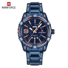 Load image into Gallery viewer, Men's Luxury Stainless steal Waterproof Watch With Day And Date Display Unique Design Perfect Gift In Modern Metal Men Wrist Watch Design