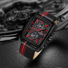 Load image into Gallery viewer, Men's Waterproof Watch With Leather Belt And Chronometers Retro Style Unique Shape Excellent Gift