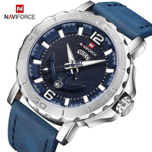 Load image into Gallery viewer, Men's Waterproof Watch With Anchor Detail and Fluorescent Hands Excellent Design Luxury Perfect Gift