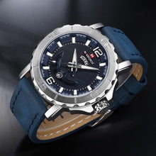 Load image into Gallery viewer, Men's Waterproof Watch With Anchor Detail and Fluorescent Hands Excellent Design Luxury Perfect Gift