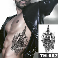 Load image into Gallery viewer, Realistic Temporary Lion Wolf Sticker Tattoo Waterproof Elegant Body Arm Warrior Tattoo For Mens