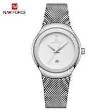 Load image into Gallery viewer, Women's Elegant Stainless Steel Watch With Braided Steel Bracelet Excellent Background Waterproof Wristwatch Unique Design Perfect Gift