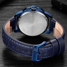 Load image into Gallery viewer, Sport Watches For Man Waterproof Watch Analog Quartz Leather Band Date Calendar Unique Wristwatch Perfect Gift