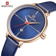 Load image into Gallery viewer, Women's Luxury Watch With Leather Belts Shiny Steel Case Scratch Resistant Glass Unique Design Perfect Gift