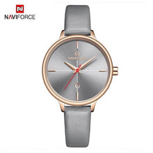 Load image into Gallery viewer, Women's Luxury Watch With Leather Belts Shiny Steel Case Scratch Resistant Glass Unique Design Perfect Gift