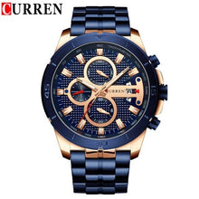 Load image into Gallery viewer, Men's Waterproof Watch With Chronometers Day View And Fluorescent Hands Unique Luxury Design Perfect Gift