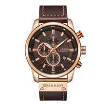 Load image into Gallery viewer, Men's Waterproof Elegant Sport Watch With Chronometers Day View, Leather Belts And Hardlex Scratch Resistant Glass Perfect Gift For Him