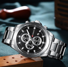 Load image into Gallery viewer, Men's Water Resistant Watch With Chronometers Day View Unique Design Perfect Gift
