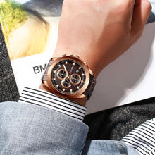 Load image into Gallery viewer, Men's Water Resistant Watch With Chronometers Day View Unique Design Perfect Gift