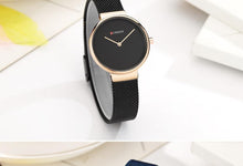 Load image into Gallery viewer, Women's Casual Stainless Steel Watch With Knitted Bracelet Excellent Background Unique Design Perfect For Her