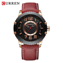 Load image into Gallery viewer, Men's Waterproof Sport Watch With Leather Belts And Large Numbers Details Unique Design Perfect Gift