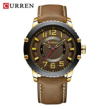 Load image into Gallery viewer, Men's Waterproof Sport Watch With Leather Belts And Large Numbers Details Unique Design Perfect Gift