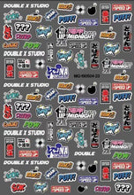Load image into Gallery viewer, New Super Thin Self-Adhesive Letter 3d Nail Decal Stickers Manicure Nail Art Decoration Accessories Holographic Old English Character Nail Self-Adhesive Sticker English Font Design Manicure Design Water Sliders Decorations Accessories