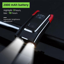 Load image into Gallery viewer, 4000mAh Bicycle Front Light Set USB Rechargeable Smart Headlight With Horn 800 Lumen LED Bicycle Light Set USB Rechargeable Super Bright Bike Headlight