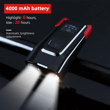 Load image into Gallery viewer, 4000mAh Bicycle Front Light Set USB Rechargeable Smart Headlight With Horn 800 Lumen LED Bicycle Light Set USB Rechargeable Super Bright Bike Headlight