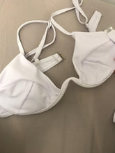 Load image into Gallery viewer, Push Up Unpadded Bikini Set Women 4 Colors Bandage Bikini Set Swimsuit Thong Bottom Swimwear Two Pieces Plain Bikini Bathing Suit Swimwear Bathing