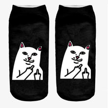 Load image into Gallery viewer, New Cartoon Cat Socks 3D Print Art Funny Socks Women Cute Low Cut Ankle Socks Made o Pure Cotton Short Socks Trending Fashion Short Ankle Socks For Men And Women