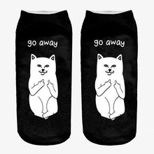 Load image into Gallery viewer, New Cartoon Cat Socks 3D Print Art Funny Socks Women Cute Low Cut Ankle Socks Made o Pure Cotton Short Socks Trending Fashion Short Ankle Socks For Men And Women