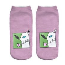 Load image into Gallery viewer, New Cartoon Cat Socks 3D Print Art Funny Socks Women Cute Low Cut Ankle Socks Made o Pure Cotton Short Socks Trending Fashion Short Ankle Socks For Men And Women