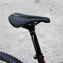 Load image into Gallery viewer, Sport Bicycle Seat Saddle Road Bike Saddles Mountain Bike Racing Saddle PU Breathable Soft Seat Cushion Suspension Gel Bike Saddle Breathable Comfortable Bicycle Seat Ergonomics Design Fit Mountain Bike Road Bike
