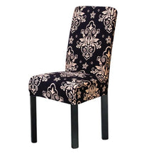 Load image into Gallery viewer, Washable Anti-dust Seat Slipcover Chair Cover Stretch Spandex Chair Covers Elastic Multifunctional Dining Furniture Seat Cover Home Decor For Dining Room Washable Spandex Kitchen Chair Covers for Dining Room Christmas Decoration