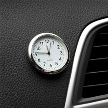 Load image into Gallery viewer, Car Clock Luminous Mini Automobiles Internal Stick-On Luminous Quartz Analog Watch Universal Pocket Mini Stick-On Clock for Car Boat Bike Home Digital Watch Mechanics Quartz Clocks Auto Ornament Car Accessories Gifts