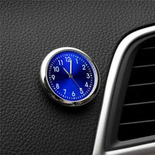 Load image into Gallery viewer, Car Clock Luminous Mini Automobiles Internal Stick-On Luminous Quartz Analog Watch Universal Pocket Mini Stick-On Clock for Car Boat Bike Home Digital Watch Mechanics Quartz Clocks Auto Ornament Car Accessories Gifts