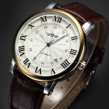 Load image into Gallery viewer, Modern Men Fashion Watch Sport Analog Military Leather Wristwatches Round Classic Design For Mens