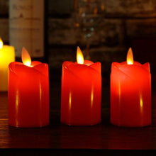 Load image into Gallery viewer, 3pcs Led Flameless Candle Flameless Candles Led Candles Battery Operated Candles Plastic Simulated flame LED Birthday Candle Lights Christmas Wedding Party Home Decoration