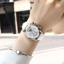 Load image into Gallery viewer, New Luxury White Women Watch Modern Sport Design Quartz Waterproof Wristwatch Business Style For Women