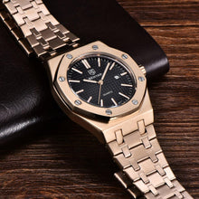 Load image into Gallery viewer, Men's Fashion Watch Luxury Men Stainless Steel Band Quartz Watch Analog Waterproof Sports Military Watches