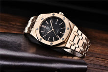 Load image into Gallery viewer, Men's Fashion Watch Luxury Men Stainless Steel Band Quartz Watch Analog Waterproof Sports Military Watches