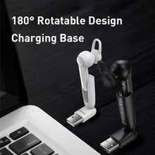 Load image into Gallery viewer, Magnetic Charging Wireless Bluetooth Earphone Bluetooth Headset Single Handsfree with Microphone Business Ear Updated Design with Industry Leading Sound & Improved Comfort, Long Wireless Range,