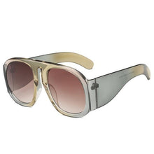 Load image into Gallery viewer, Fashionable & Luxury Round Shape Sunglasses For Men & Women & Designer Oversized & Attractive Personality Colorful Frames Unique Glasses In Retro Style Sunglasses