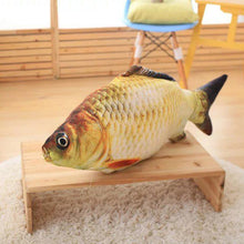 Load image into Gallery viewer, Cute Staffed Soft Animal Fish Plush Toys Pillow Creative Pillow Cushion Soft Fish Cushion Pillow Carp Plush Pillow Stuffed Toy Throw Pillow for Home Decoration Gift Kids Pillow Stuffed Animal Toy Gift Kids Toy Christmas Gifts