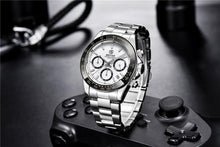 Load image into Gallery viewer, Luxury Men Watches Scratch Resistant Full Stainless Steel Strap Waterproof Sport Quartz Watch Men Fashion Date Clock Chronograph