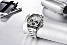 Load image into Gallery viewer, Luxury Men Watches Scratch Resistant Full Stainless Steel Strap Waterproof Sport Quartz Watch Men Fashion Date Clock Chronograph