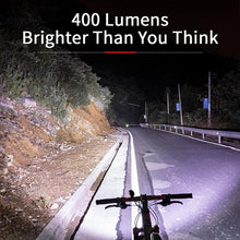 Load image into Gallery viewer, Bike Light Rainproof USB Rechargeable LED 2000mAh MTB Front Lamp Headlight Aluminum Ultralight Flashlight Super Bright Bicycle Front Headlight 5 Light Modes And Large Capacity Battery