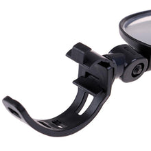 Load image into Gallery viewer, 2Pcs Bicycle Mirror Universal Handlebar Rearview Mirror 360 Degree Rotate For Bike Bicycle Cycling Accessories Wide Angle Convex Mirror Adjustable Rotatable Handlebar For Mountain Bike Off Road Bike and Fixed Gear Bike Handlebars