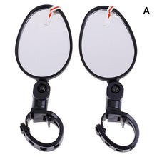 Load image into Gallery viewer, 2Pcs Bicycle Mirror Universal Handlebar Rearview Mirror 360 Degree Rotate For Bike Bicycle Cycling Accessories Wide Angle Convex Mirror Adjustable Rotatable Handlebar For Mountain Bike Off Road Bike and Fixed Gear Bike Handlebars