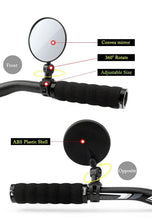 Load image into Gallery viewer, 1Pc Bicycle Rearview Handlebar Mirrors Cycling Rear View Bike Silicone Handle Rearview Mirror Bike Mirrors Adjustable Bicycle Cycling Rear View Mirror For Handlebar