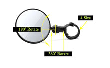 Load image into Gallery viewer, 1Pc Bicycle Rearview Handlebar Mirrors Cycling Rear View Bike Silicone Handle Rearview Mirror Bike Mirrors Adjustable Bicycle Cycling Rear View Mirror For Handlebar