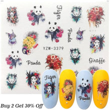 Load image into Gallery viewer, Nail Watermark Decals Sexy lips Middle finger Sexy girl Water Transfer Slider Russia Words Manicure Tattoos Sliders For Manicure Women Kids Girls Manicure Decoration Nail Art Supplies 3D Self-Adhesive Nail Decals Designer Nail Stickers for Acrylic Nails