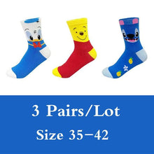 Load image into Gallery viewer, 5 pairs Summer Socks Female Cartoon Animal Bear Mouse Socks Cute Funny Invisible Cotton Ankle Socks For Women
